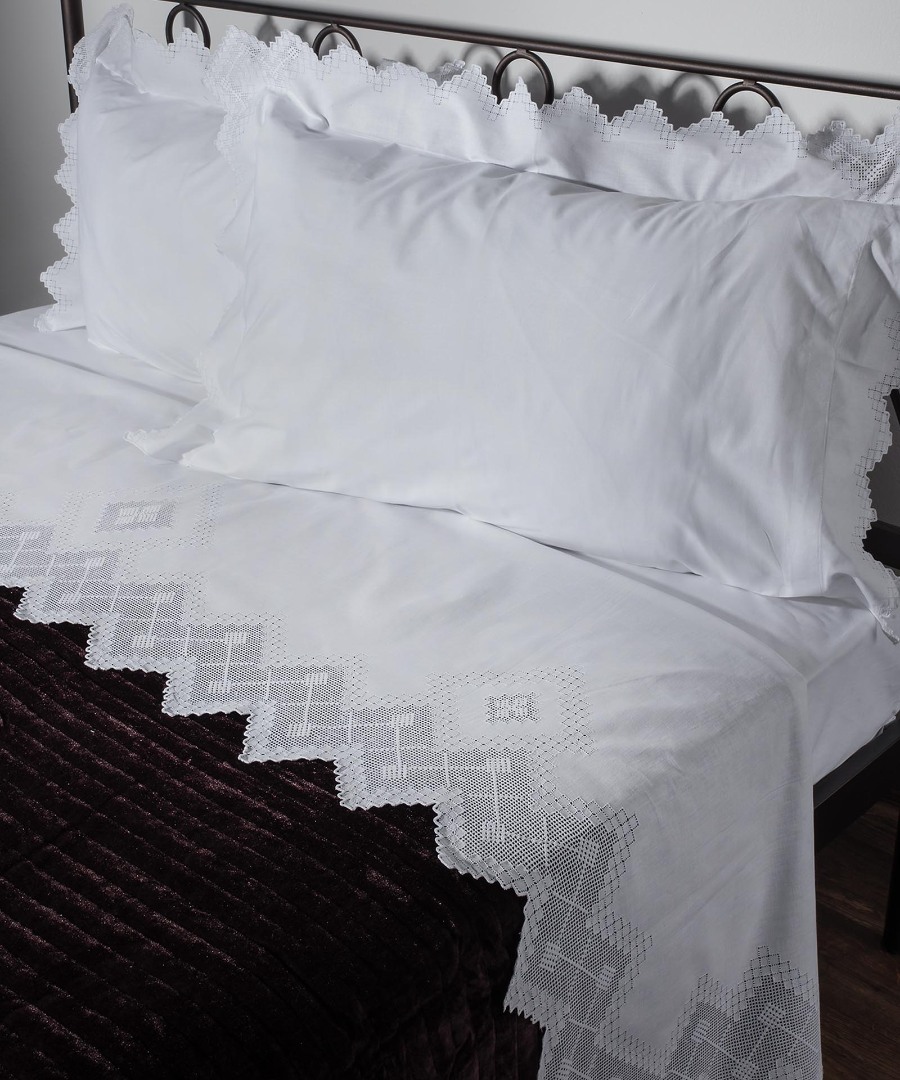 Φωτογραφία προϊόντος: SilkFashion ΧΕΙΡΟΠΟΙΗΤΟ ΣΕΝΤΟΝΙ 712 ΦΙΛΤΙΡΕ ΤΕΣΣΑΡΩΝ ΤΕΜΑΧΙΩΝ (225CM X 270CM) ΛΕΥΚΟ