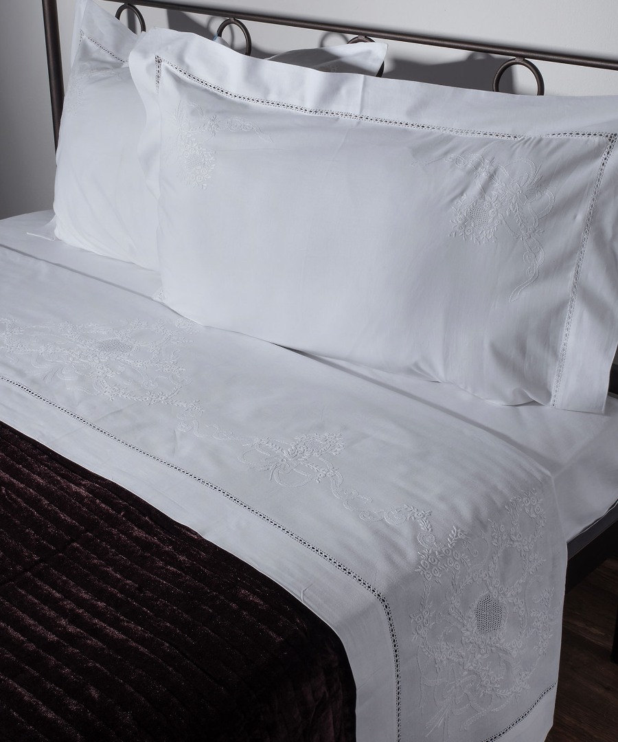 Φωτογραφία προϊόντος: SilkFashion ΧΕΙΡΟΠΟΙΗΤΟ ANEBATO ΣΕΝΤΟΝΙ 2827 ΤΕΣΣΑΡΩΝ ΤΕΜΑΧΙΩΝ (225CM X 270CM) ΛΕΥΚΟ