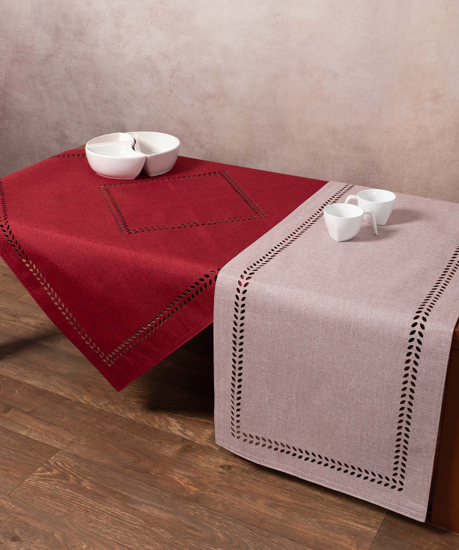 Φωτογραφία προϊόντος: SilkFashion καρέ (90cm x 90cm) bg18 αμέθυστος/κόκκινο