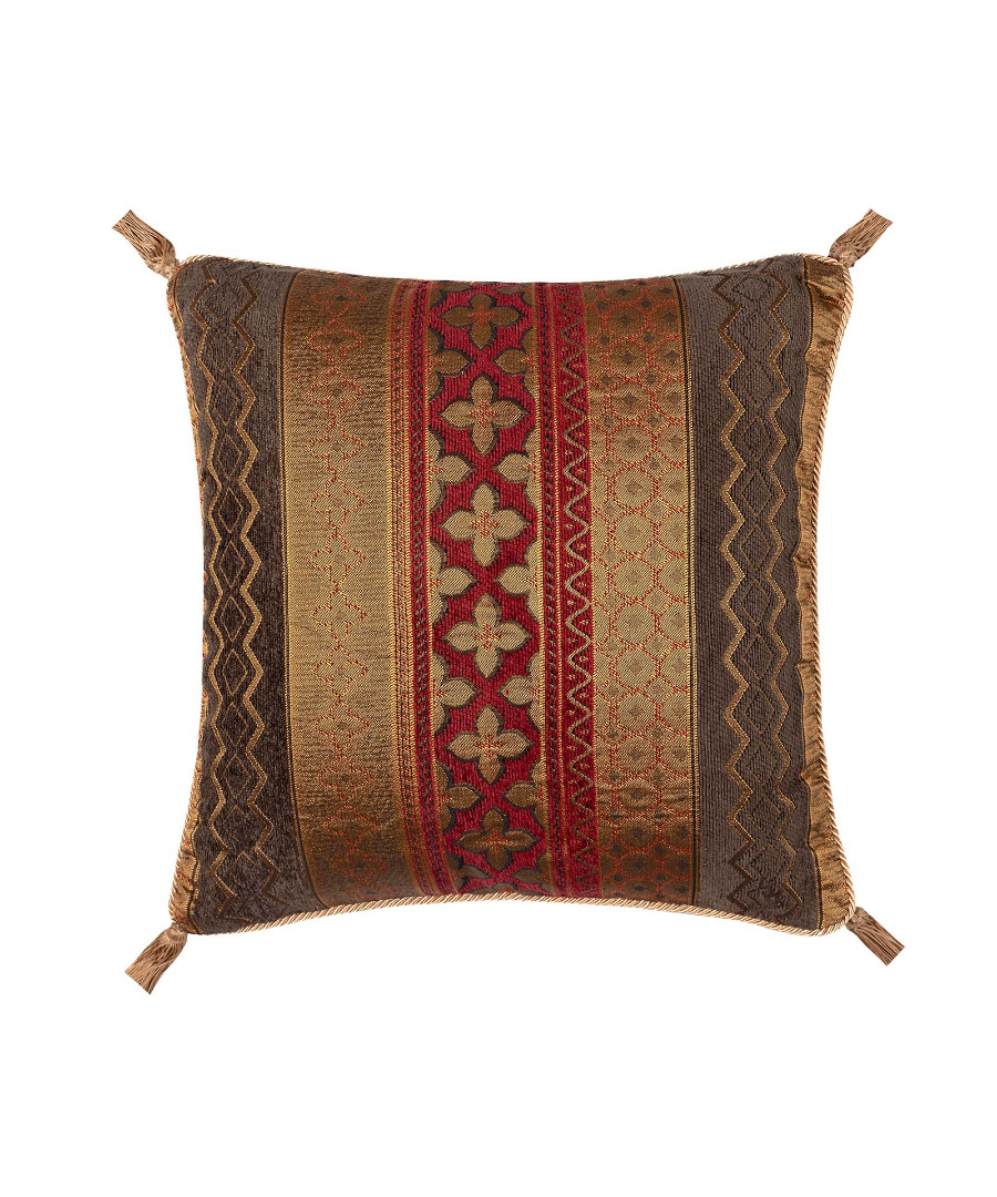 Φωτογραφία προϊόντος: SilkFashion ΜΑΞΙΛΑΡΟΘΗΚΗ 533-9 (45cm x 45 cm) λαδί