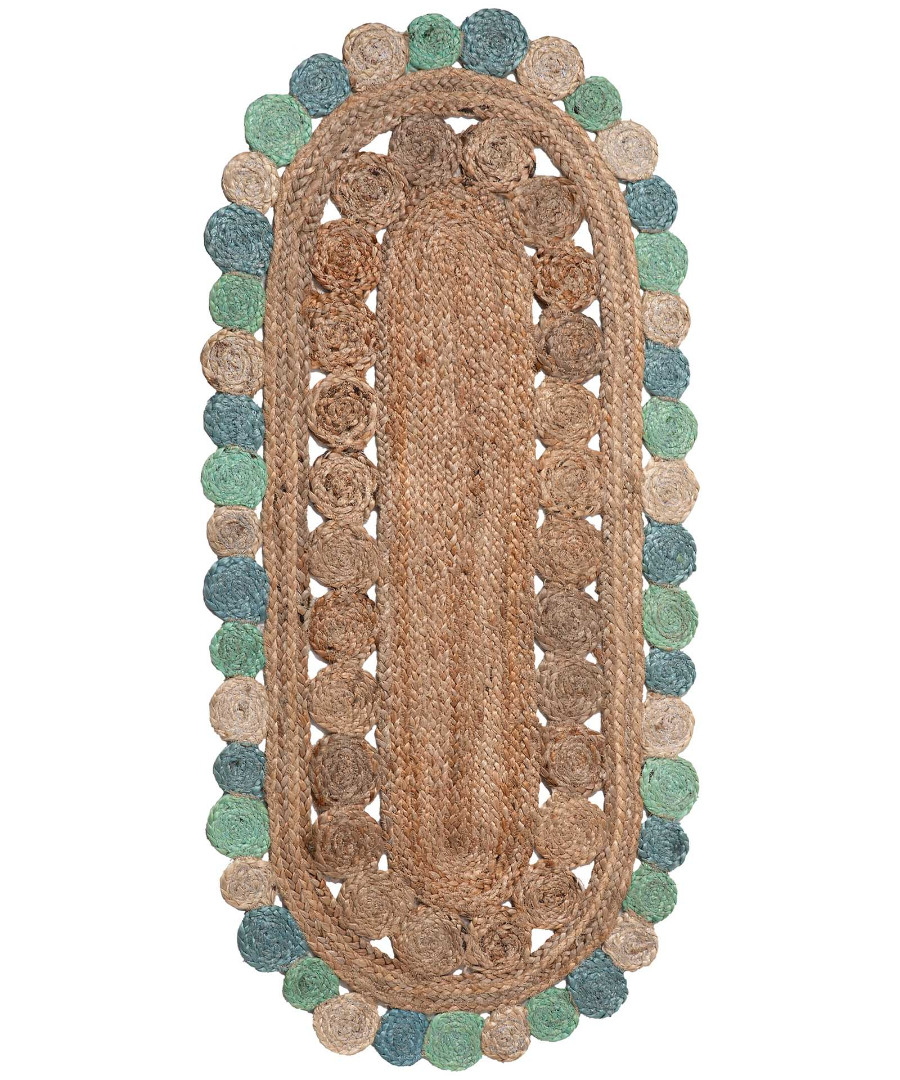 Φωτογραφία προϊόντος: SilkFashion Χαλί γιούτα 1780 (70cm x 160cm) light blue