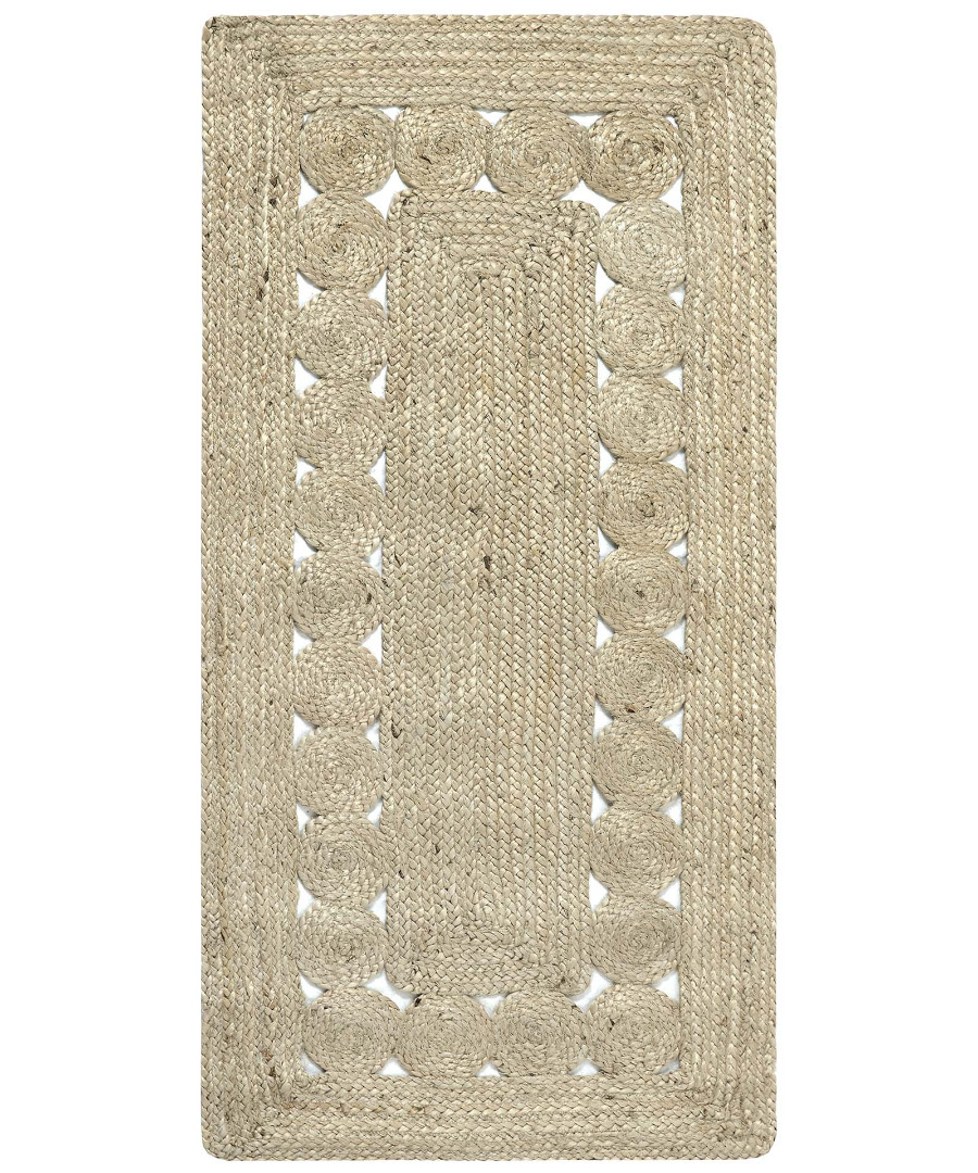 Φωτογραφία προϊόντος: SilkFashion Χαλί γιούτα 1762 (70cm x 160cm) light grey