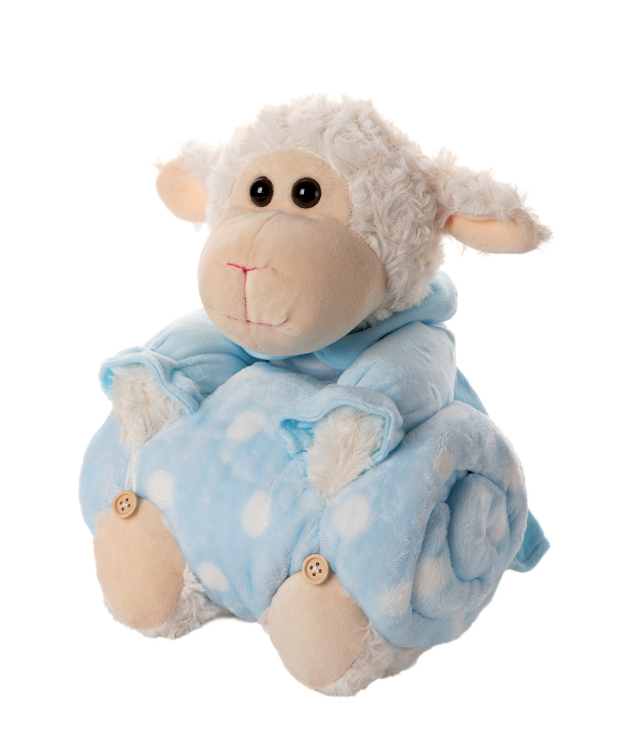Φωτογραφία προϊόντος: SilkFashion ΒΕΒΕ FLANNEL ΚΟΥΒΕΡΤΑΚΙ (80cm x 120cm) αρνάκι σιέλ