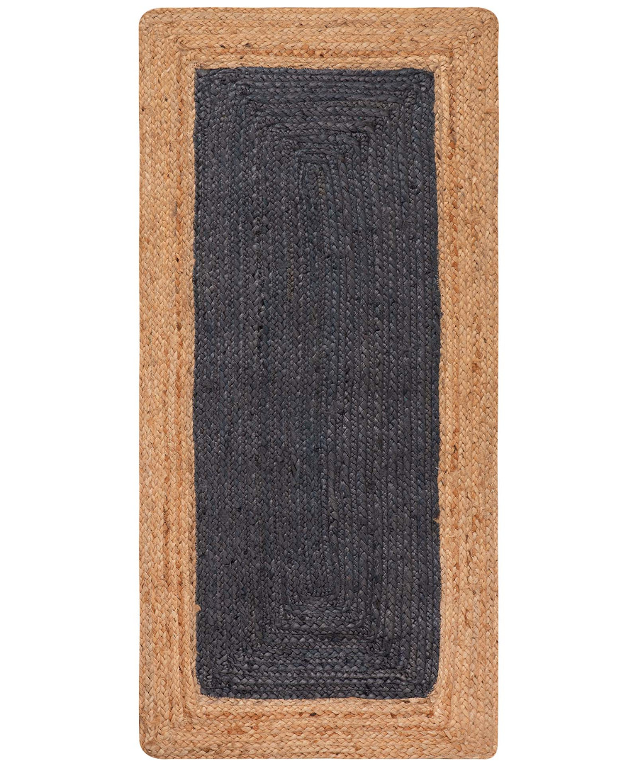 Φωτογραφία προϊόντος: SilkFashion Χαλί γιούτα 1747 (70cm x 160cm) natural/dark grey