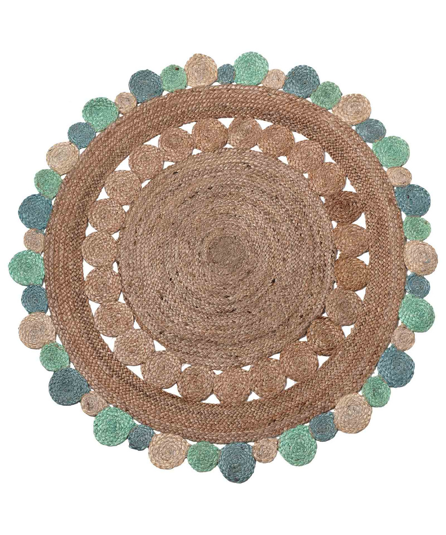 Φωτογραφία προϊόντος: SilkFashion Χαλί γιούτα 1736 (120cm) light blue
