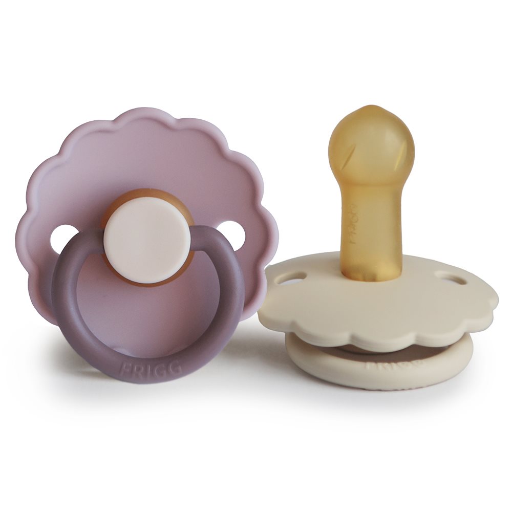 Φωτογραφία προϊόντος: Σετ 2 Πιπίλες Latex FRIGG Daisy Haze/Cream 6-18 Μηνών