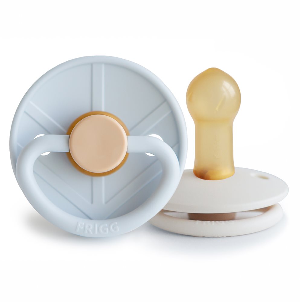 Φωτογραφία προϊόντος: Σετ 2 Πιπίλες Latex FRIGG Little Viking Powder Blue/Cream 6-18 Μηνών