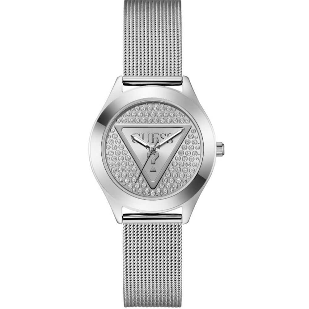 Φωτογραφία προϊόντος: GUESS GLITZ PLAQUE Silver Stainless Steel Bracelet GW0835L1