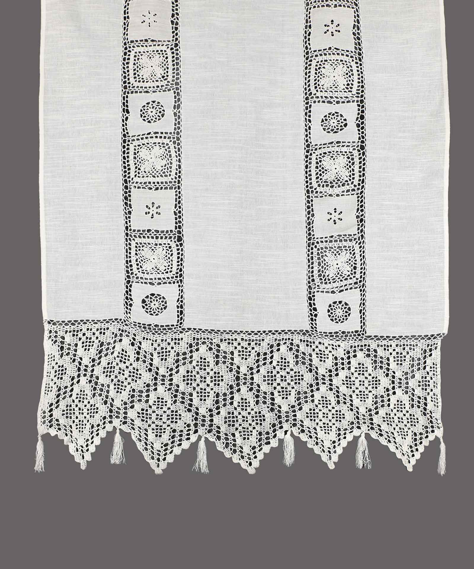 Φωτογραφία προϊόντος: SilkFashion κουρτίνα 426 (200cm x 270cm) λευκό με τιράντες
