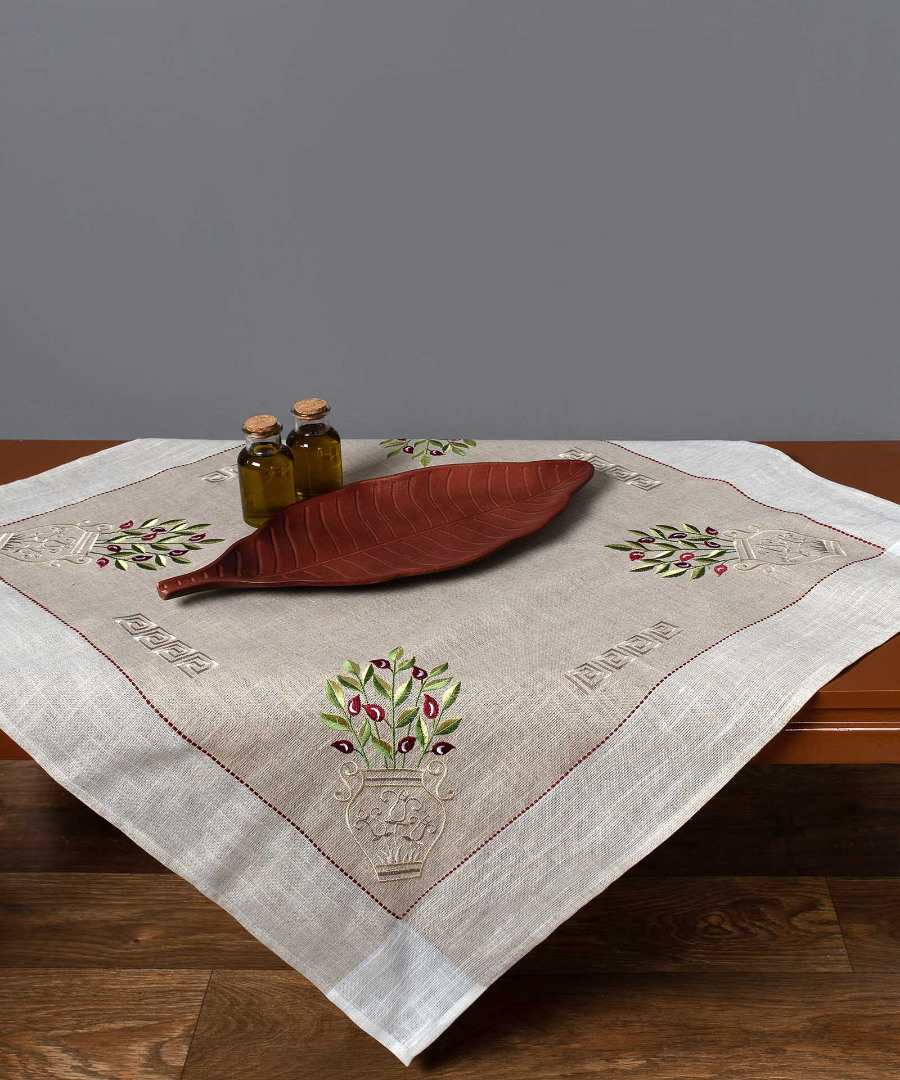 Φωτογραφία προϊόντος: SilkFashion Τραπεζομάντηλα 2625 (160cm x 210cm) κόκκινη ελιά