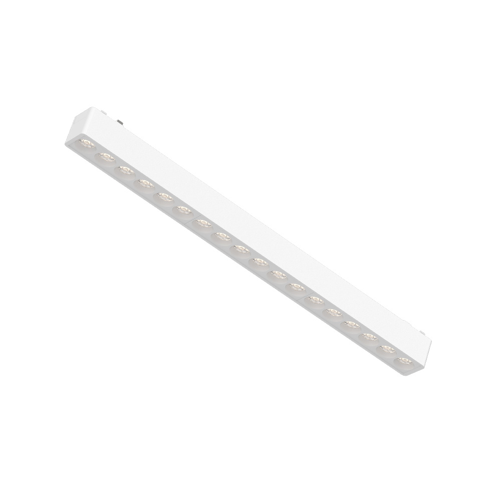 Φωτογραφία προϊόντος: InLight Φωτιστικό LED 18W 3000K για ultra-thin μαγνητική ράγα, λευκό, D:33,8cm x 2,4cm (T02901-WH)