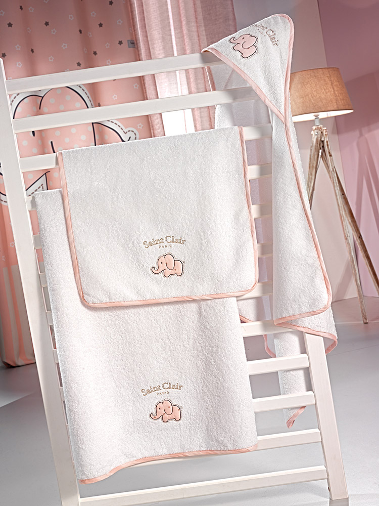 Φωτογραφία προϊόντος: SAINT CLAIR ΠΕΤΣΕΤΕΣ BEBE AFRICA PINK ΣΕΤ 2ΤΜΧ (40Χ60-65Χ120) (40X60) (65X120)