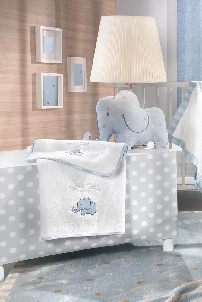 Φωτογραφία προϊόντος: SAINT CLAIR ΠΕΤΣΕΤΕΣ BEBE AFRICA BLUE ΣΕΤ 2ΤΜΧ (40Χ60-65Χ120) (40X60) (65X120)