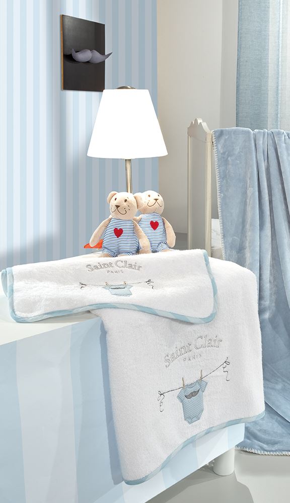 Φωτογραφία προϊόντος: SAINT CLAIR PARIS ΣΕΤ ΠΕΤΣΕΤΕΣ 2ΤΜΧ BEBE JIMMY (40Χ60-65Χ120) (40X60) (65X120)