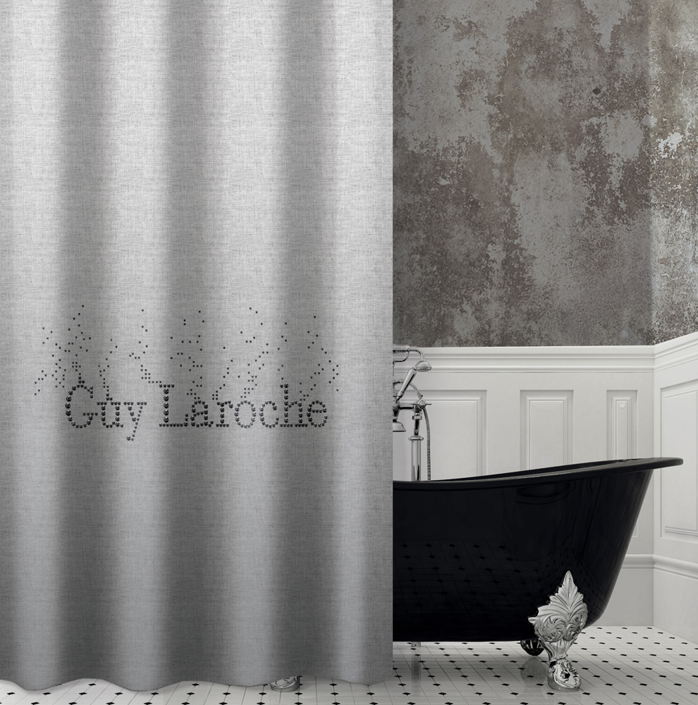 Φωτογραφία προϊόντος: GUY LAROCHE ΚΟΥΡΤΙΝΑ ΜΠΑΝΙΟΥ PANDORA SILVER 180X185 180X190