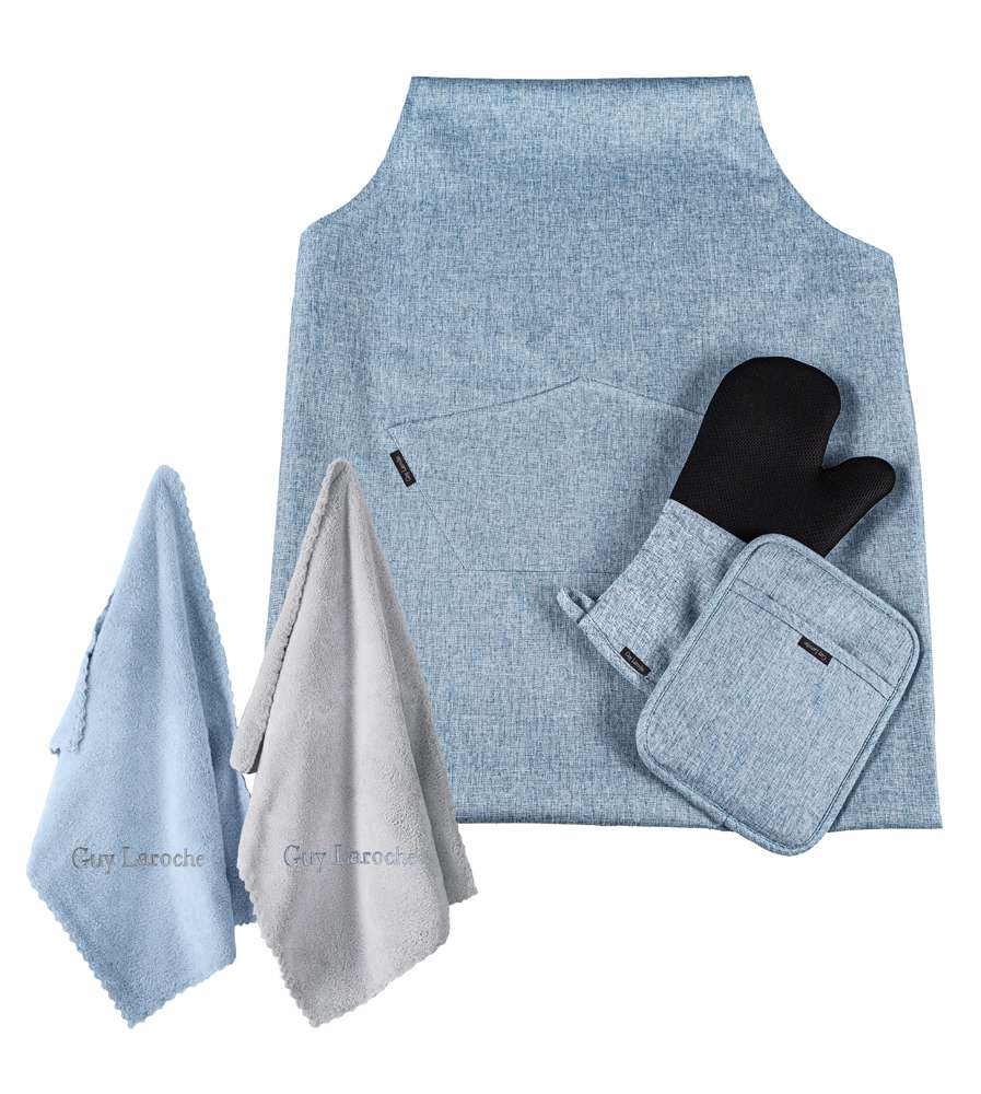 Φωτογραφία προϊόντος: GUY LAROCHE ΣΕΤ 5τμχ. ΚΟΥΖΙΝΑΣ COOK SET BLUE