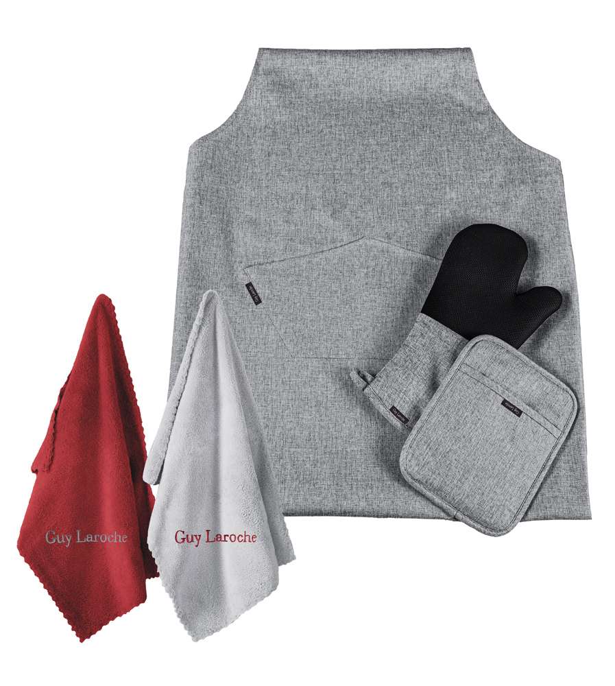 Φωτογραφία προϊόντος: GUY LAROCHE ΣΕΤ 5τμχ. ΚΟΥΖΙΝΑΣ COOK SET SILVER
