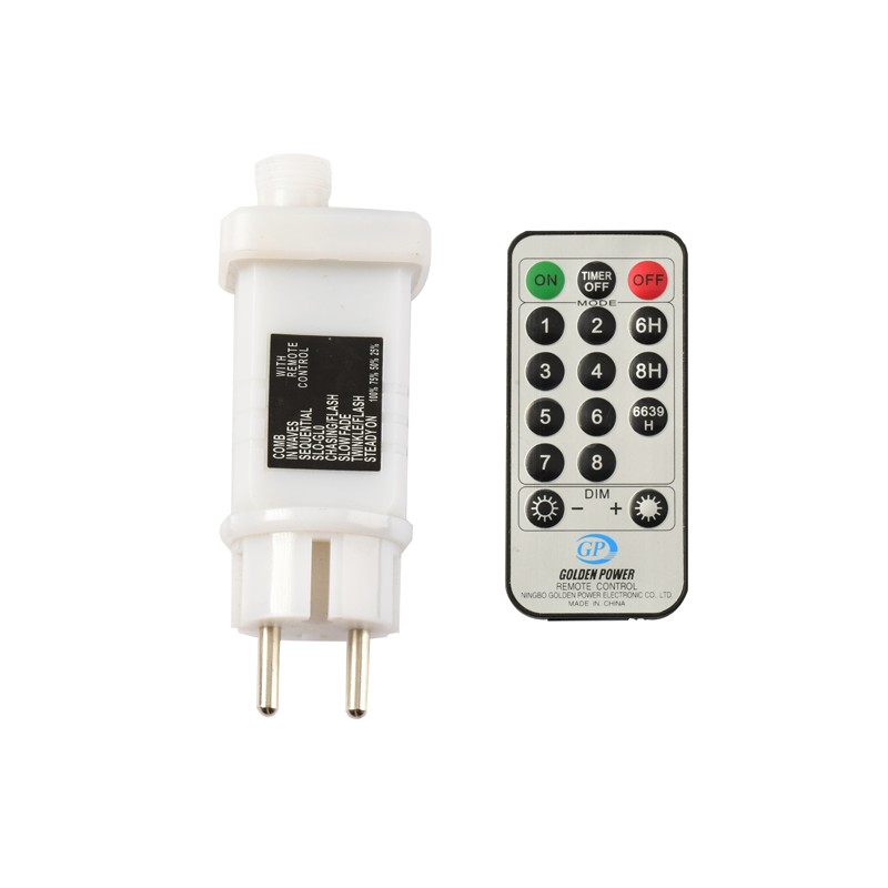Φωτογραφία προϊόντος: ACALIGHT 1500LEDS ΑΝΤΑΠΤΟΡΑΣ 31VDC 12W 8 ΠΡΟΓΡΑmmΑΤΑ & IR ΤΗΛΕΧΕΙΡΙΣΤΗΡΙΟ ON/OFF + 8 FUNC. + TIMER + DImmER / X0812WFAR