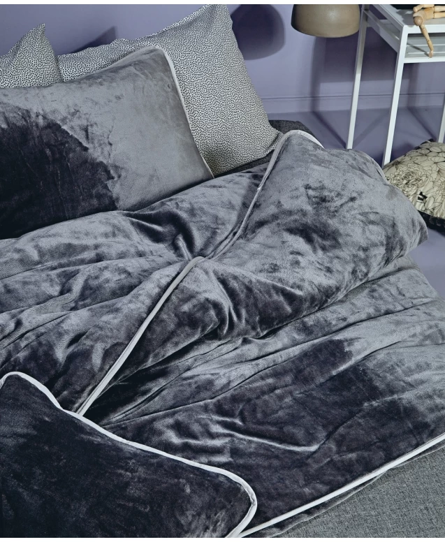 Φωτογραφία προϊόντος: KENTIA HOME IVANNA 24 ΜΕΜΟΝΩΜΕΝΗ ΠΑΠΛΩΜΑΤΟΘΗΚΗ FLANNEL FLEECE ΥΠΕΡΔΙΠΛH 220x240 GREY