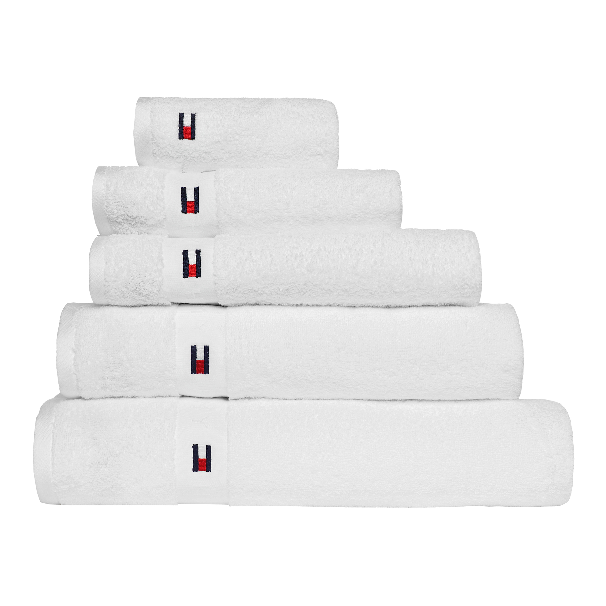 Φωτογραφία προϊόντος: TOMMY HILFIGER ΠΕΤΣΕΤΑ LEGEND ΛΕΥΚΗ (WHITE) 70x140