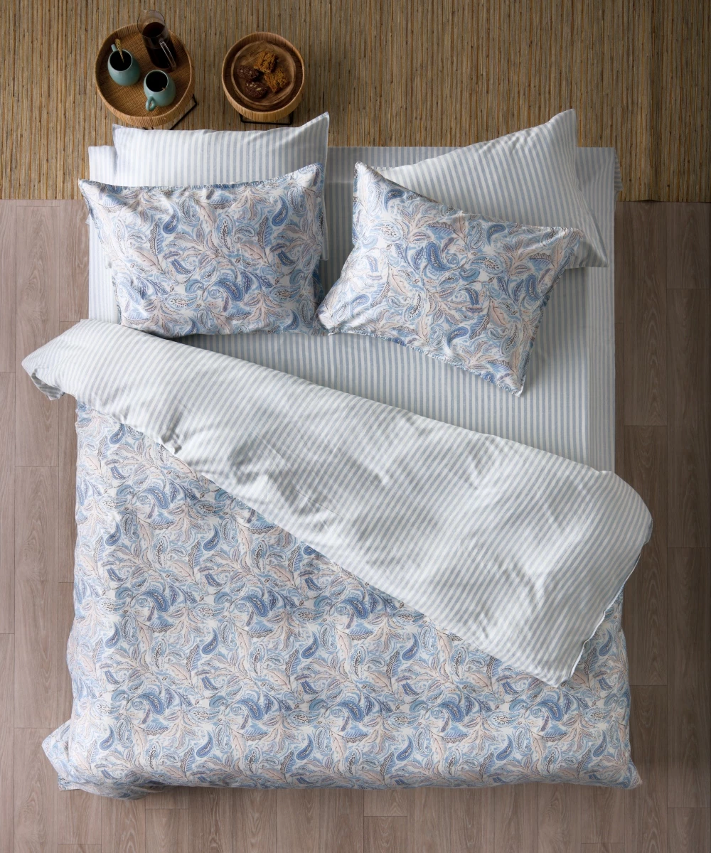 Φωτογραφία προϊόντος: KENTIA HOME SAIGE 01 ΣΕΝΤΟΝΙ ΒΑΜΒΑΚΟΣΑΤΕΝ ΥΠΕΡΔΙΠΛΟ ΣΕΤ 4 ΤΕΜ 2(240X270) 2(50X70 1)