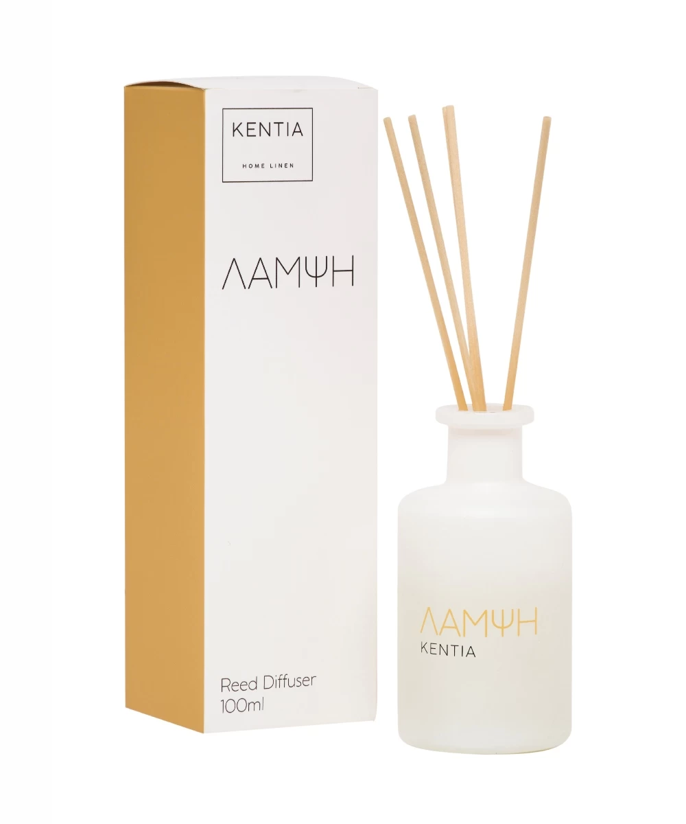 Φωτογραφία προϊόντος: KENTIA HOME ΑΡΩΜΑΤΙΚΟ ΧΩΡΟΥ MOOD 25 ΛΑΜΨΗ DIFFUSER GINGER LEMON TART 100ml
