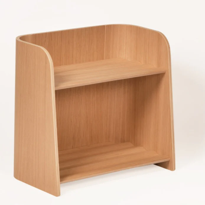 Φωτογραφία προϊόντος: Curve Lab Ξύλινη επιδαπέδια βιβλιοθήκη μικρή