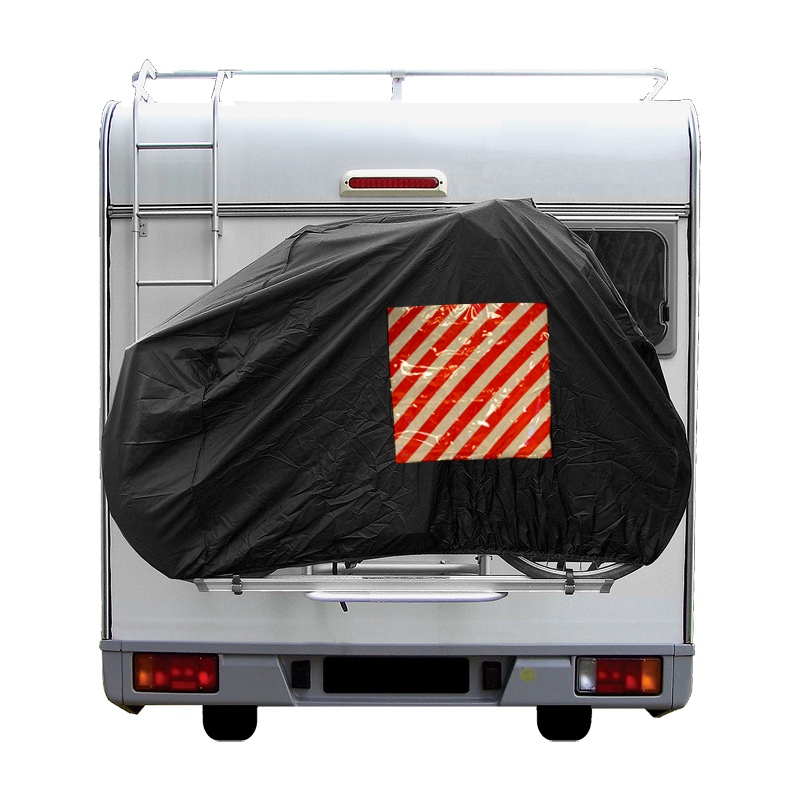 Φωτογραφία προϊόντος: Pro Plus Bicycle cover for 2 bikes with compartment for warning signal plate ProPlus 330286