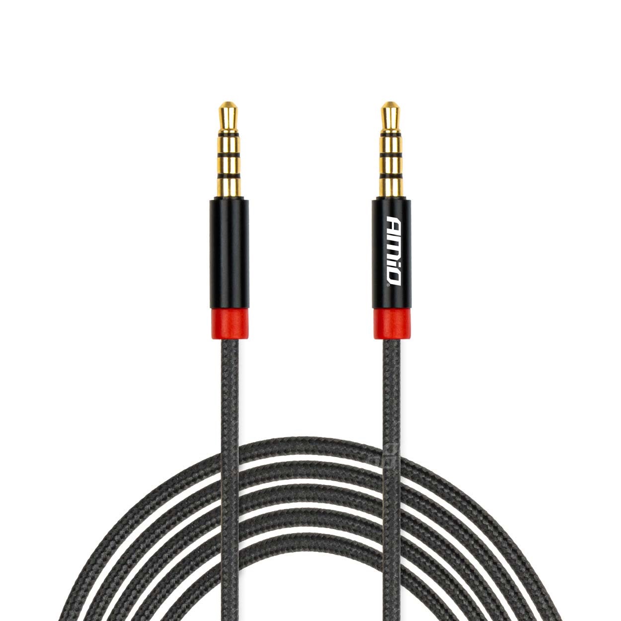 Φωτογραφία προϊόντος: Καλώδιο Σύνδεσης AUX Mini Jack 3.5mm 250cm AMiO - 1 τμχ 03270
