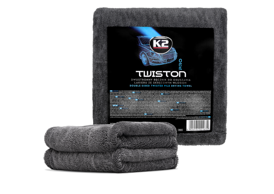 Φωτογραφία προϊόντος: K2 Twiston Pro – Διπλής Όψης Πετσέτα Στεγνώματος Αυτοκινήτου (60x90cm, 1200gsm)