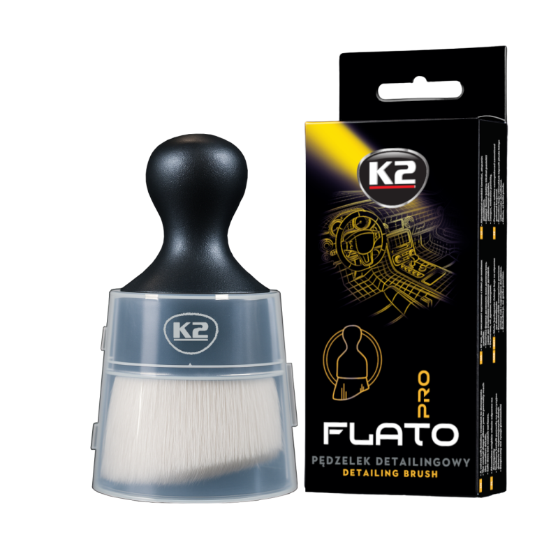 Φωτογραφία προϊόντος: K2 FLATO PRO – Επαγγελματικό Πινέλο Detailing με Βελούδινη Τρίχα