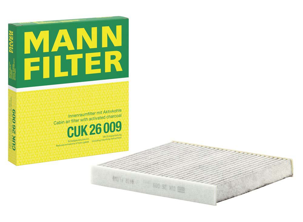 Φωτογραφία προϊόντος: Mann Filters Φίλτρο Καμπίνας Άνθρακα MANN-FILTER CUK 26 009 (5Q0 819 653) – VW Golf VII, Skoda Octavia 7, VW T-Roc