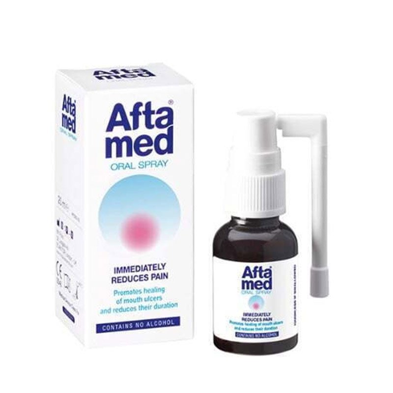 Φωτογραφία προϊόντος: Aftamed Oral Spray, Σπρέι για την Ανακούφιση από Στοματικά Έλκη & Άφθες 20ml