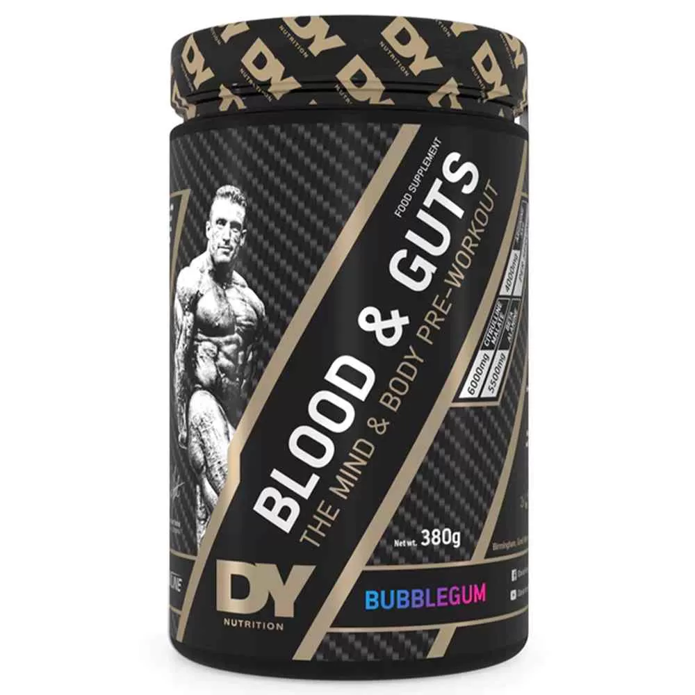 Φωτογραφία προϊόντος: DY NUTRITION Dorian Yates Blood & Guts 380gr Bubble Gum