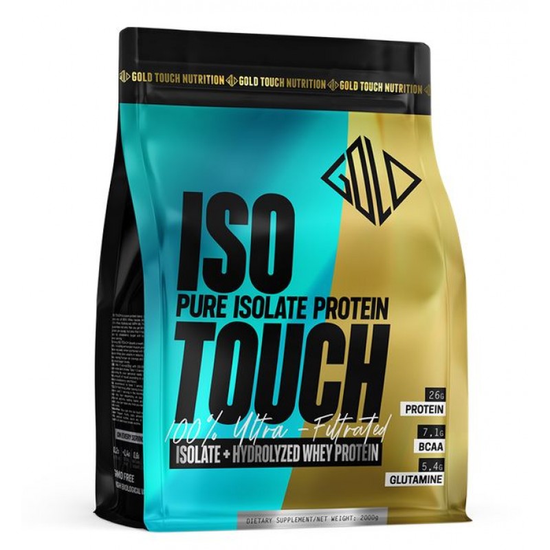 Φωτογραφία προϊόντος: GoldTouch Nutrition Iso Touch 86% Pouch Πρωτεΐνη Ορού Γάλακτος Χωρίς Γλουτένη με Γεύση Belgium Chocolate 2kg