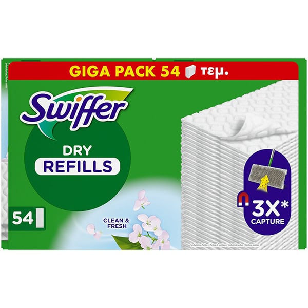 Φωτογραφία προϊόντος: Swiffer Ανταλλακτικό Σκούπας 54τμχ