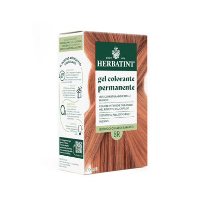 Φωτογραφία προϊόντος: Herbatint Permanent Haircolor Gel 8R Ξανθό Ανοιχτό Χάλκινο 170ml