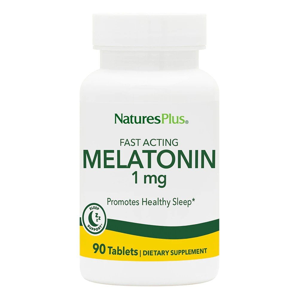 Φωτογραφία προϊόντος: Nature's Plus Melatonin 1mg Συμπλήρωμα για τον Ύπνο 90 ταμπλέτες