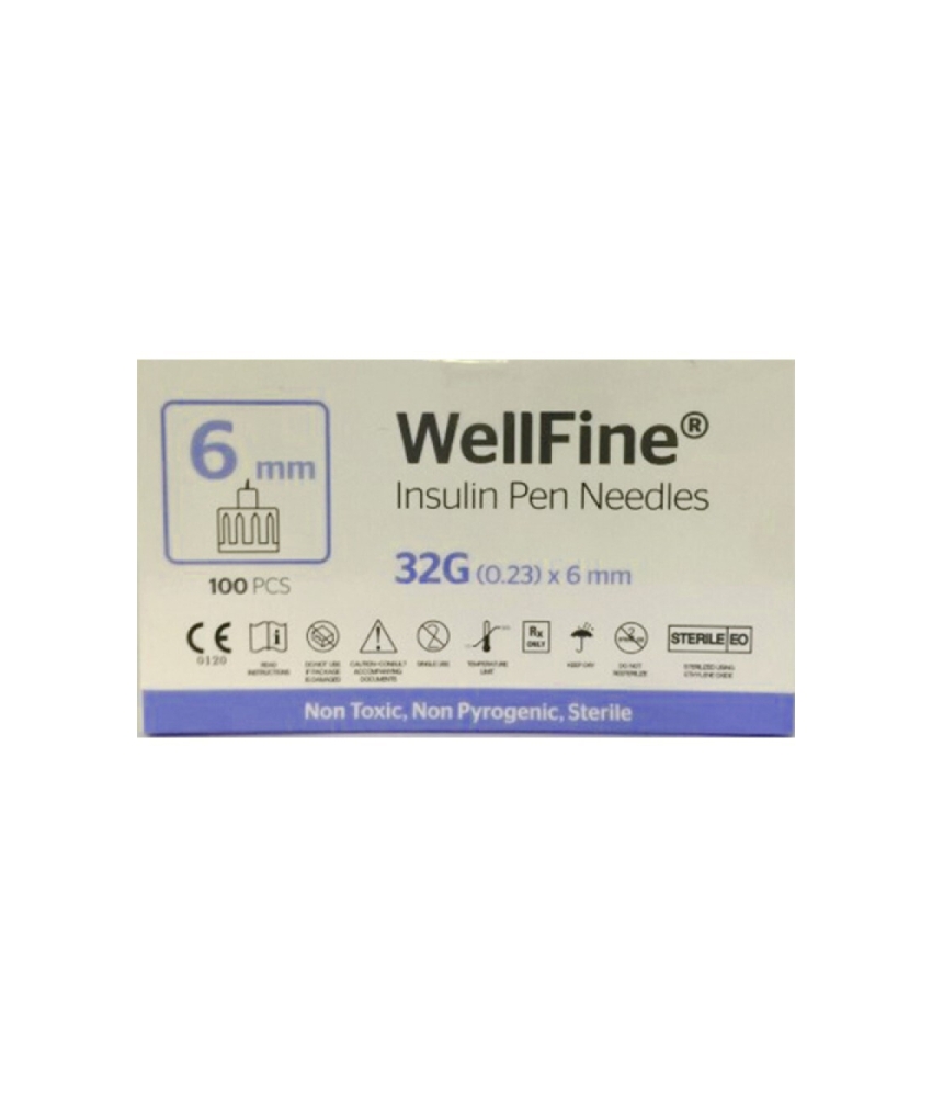 Φωτογραφία προϊόντος: Ambitas WellFine Insulin Pen Needles 32G x 6mm 100τμχ