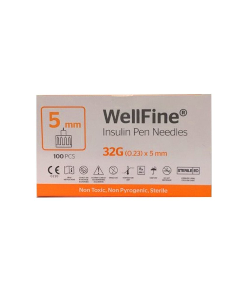 Φωτογραφία προϊόντος: Ambitas WellFine Insulin Pen Needles 32G x 5mm 100τμχ