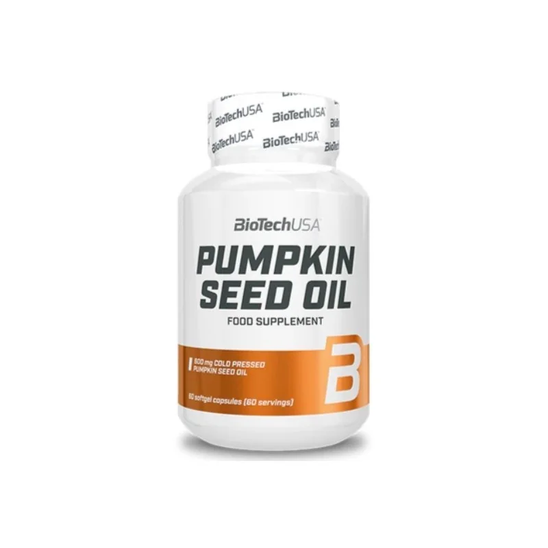 Φωτογραφία προϊόντος: BiotechUSA Biotech USA Pumpkin Seed Oil 600mg 60 μαλακές κάψουλες