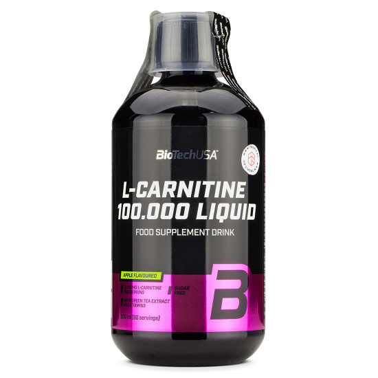 Φωτογραφία προϊόντος: BiotechUSA Biotech USA L-Carnitine 100000mg με Γεύση Μήλο 500ml