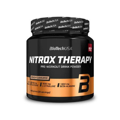 Φωτογραφία προϊόντος: BiotechUSA Biotech USA Nitrox Therapy Pre-workout Formula 340gr Ροδάκινο