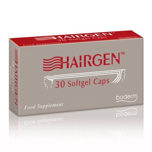 Φωτογραφία προϊόντος: Boderm Hairgen Ειδικό Συμπλήρωμα Διατροφής 30 μαλακές κάψουλες