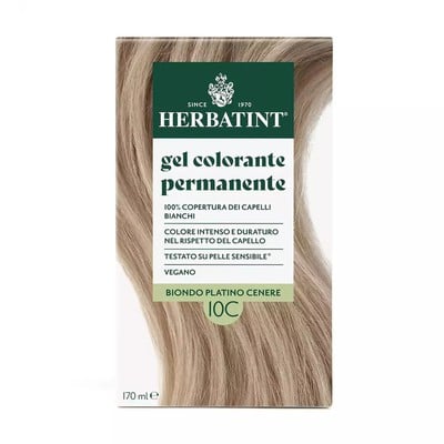 Φωτογραφία προϊόντος: Herbatint Permanent Gel Βαφή Μαλλιών Χωρίς Αμμωνία 10c Ξανθό Πλατινέ Σταχτί 170ml