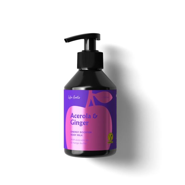 Φωτογραφία προϊόντος: Life Roots Acerola & Ginger Energy Booster Body Milk 250ml