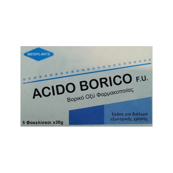 Φωτογραφία προϊόντος: Mediplants Boric Acid Σκόνη για Κουνούπια / Μυρμήγκια 30gr