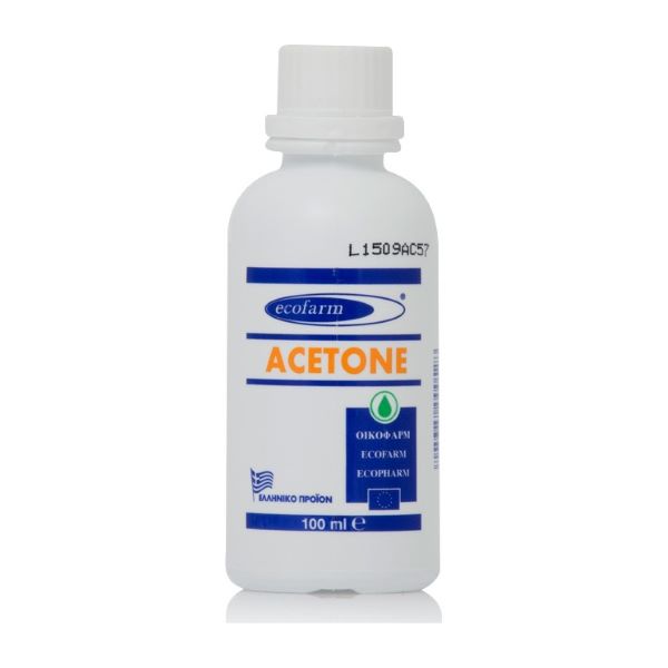 Φωτογραφία προϊόντος: Ecofarm Acetone Καθαρό Ασετόν Νυχιών 100ml