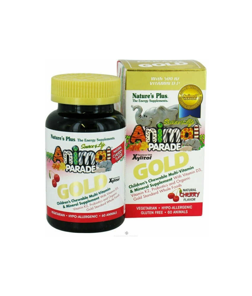 Φωτογραφία προϊόντος: Nature's Plus Animal Parade GOLD Cherry Flavor 60 μασώμενες ταμπλέτες
