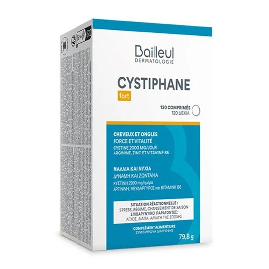 Φωτογραφία προϊόντος: Biorga Cystiphane (Cystine B6) 120 ταμπλέτες( Νέα Συσκευασία)